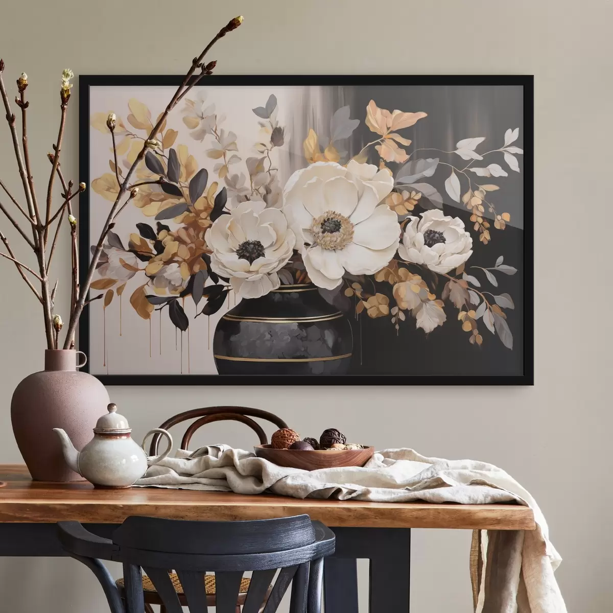 Plakāts Pušķis vāzē f46403