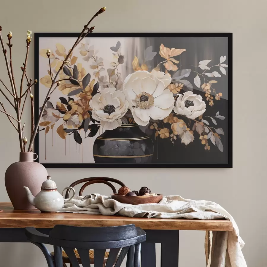 Fototapetes Pušķis vāzē f46403