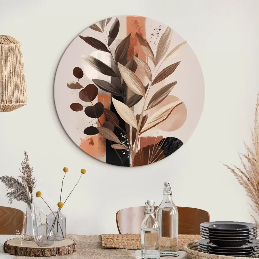 Glezna Abstraktas lapas r46376