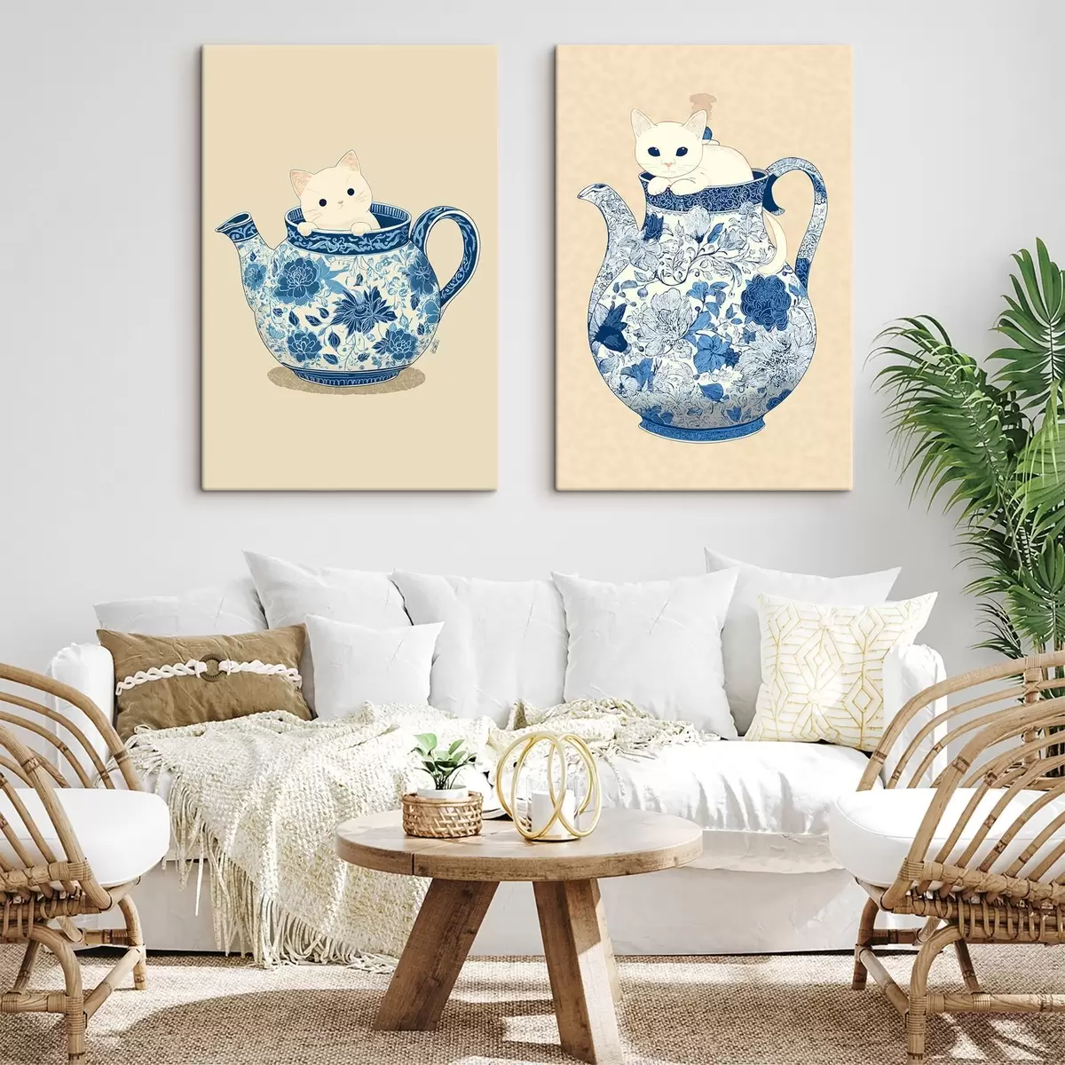 Glezna Kaķis krūkā m00920