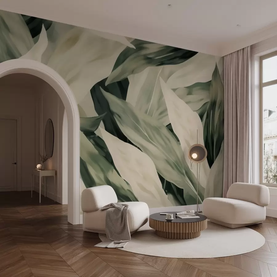 Fototapetes Krāsotas lapas w04799