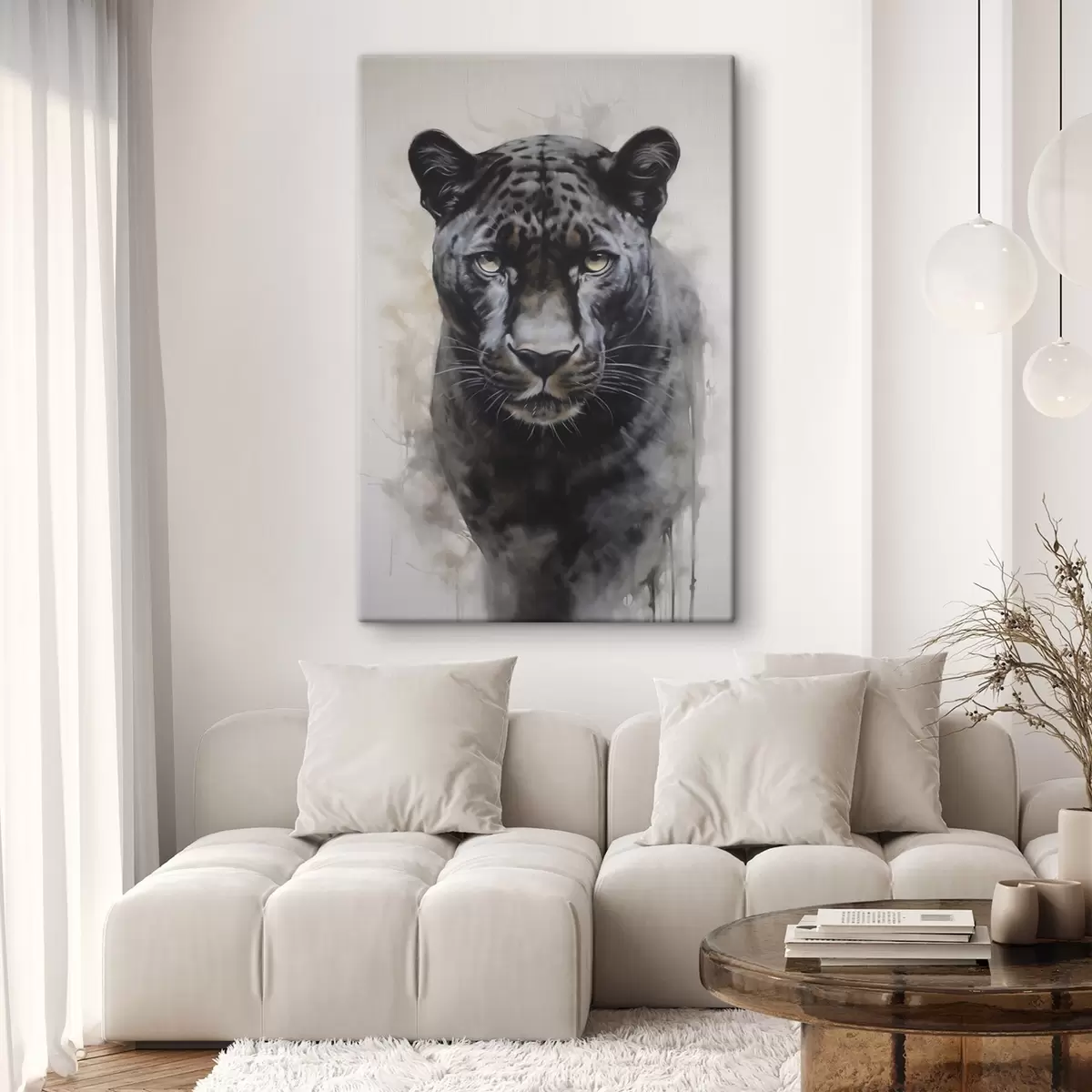 Glezna Panteras imitācijas glezna s46433