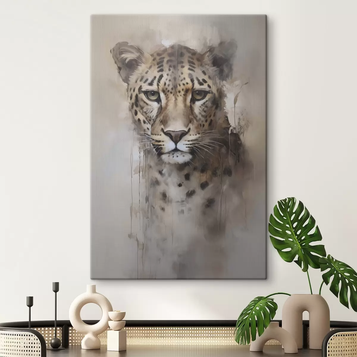 Glezna Leoparda imitācijas glezna s46434