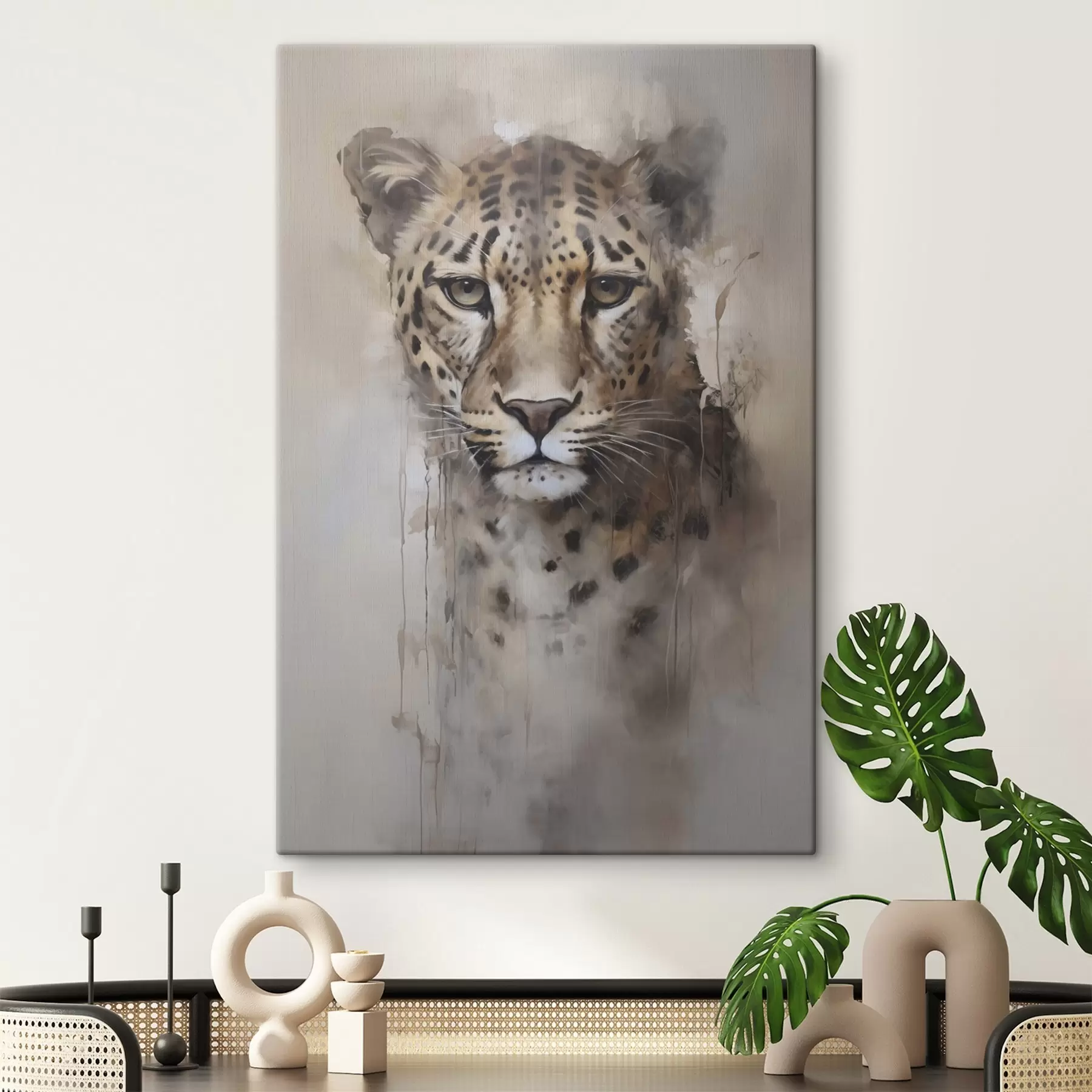 Glezna Leoparda imitācijas glezna s46434