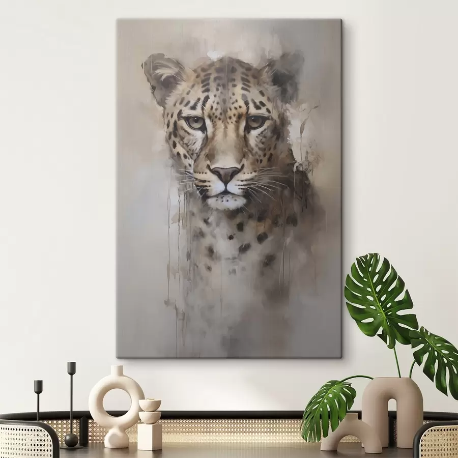 Glezna Leoparda imitācijas glezna s46434