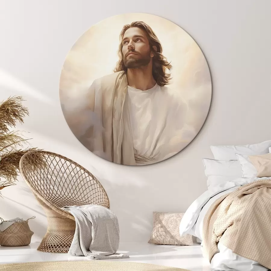 Glezna Jēzus starp mākoņiem r46445