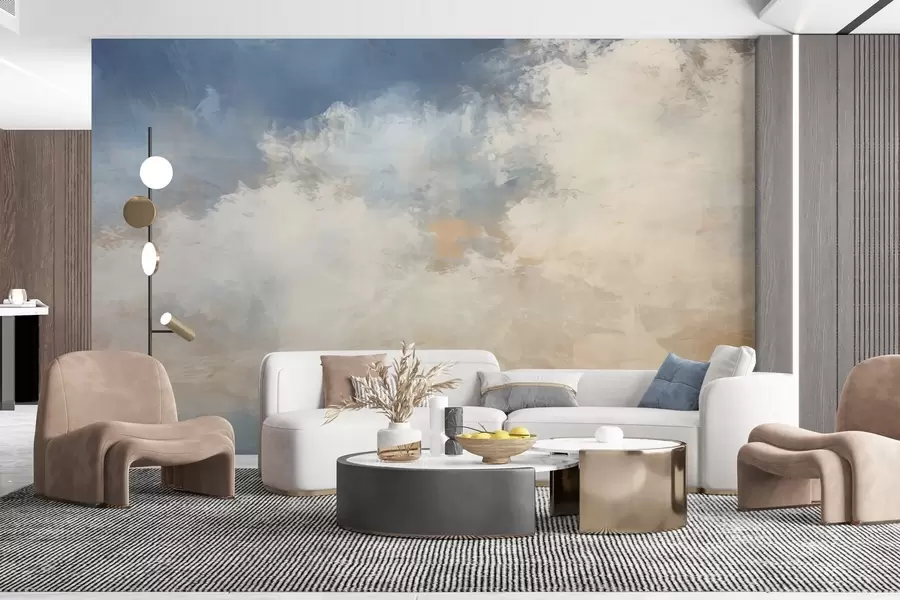 Fototapetes Abstrakts mākoņu attēls loft stilā w04841