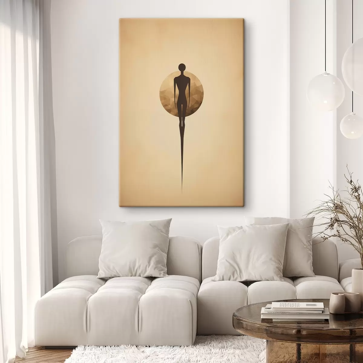 Glezna Abstraktais siluets s46356