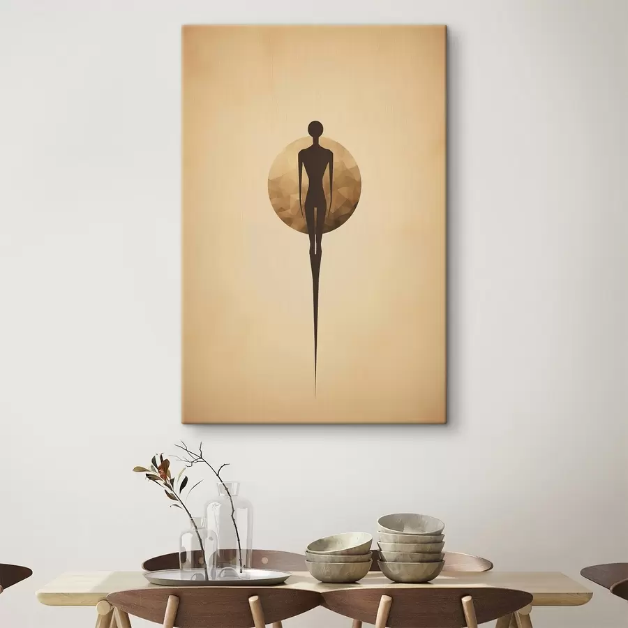 Glezna Abstraktais siluets s46356