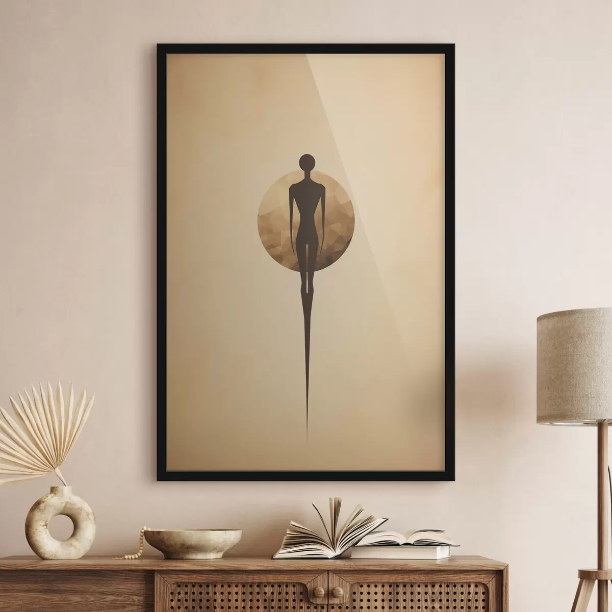 Plakāts Abstraktais siluets f46356