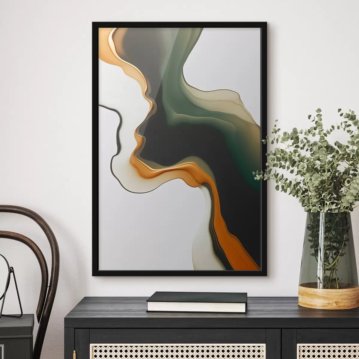 Plakāts Abstraktais vilnis f46449