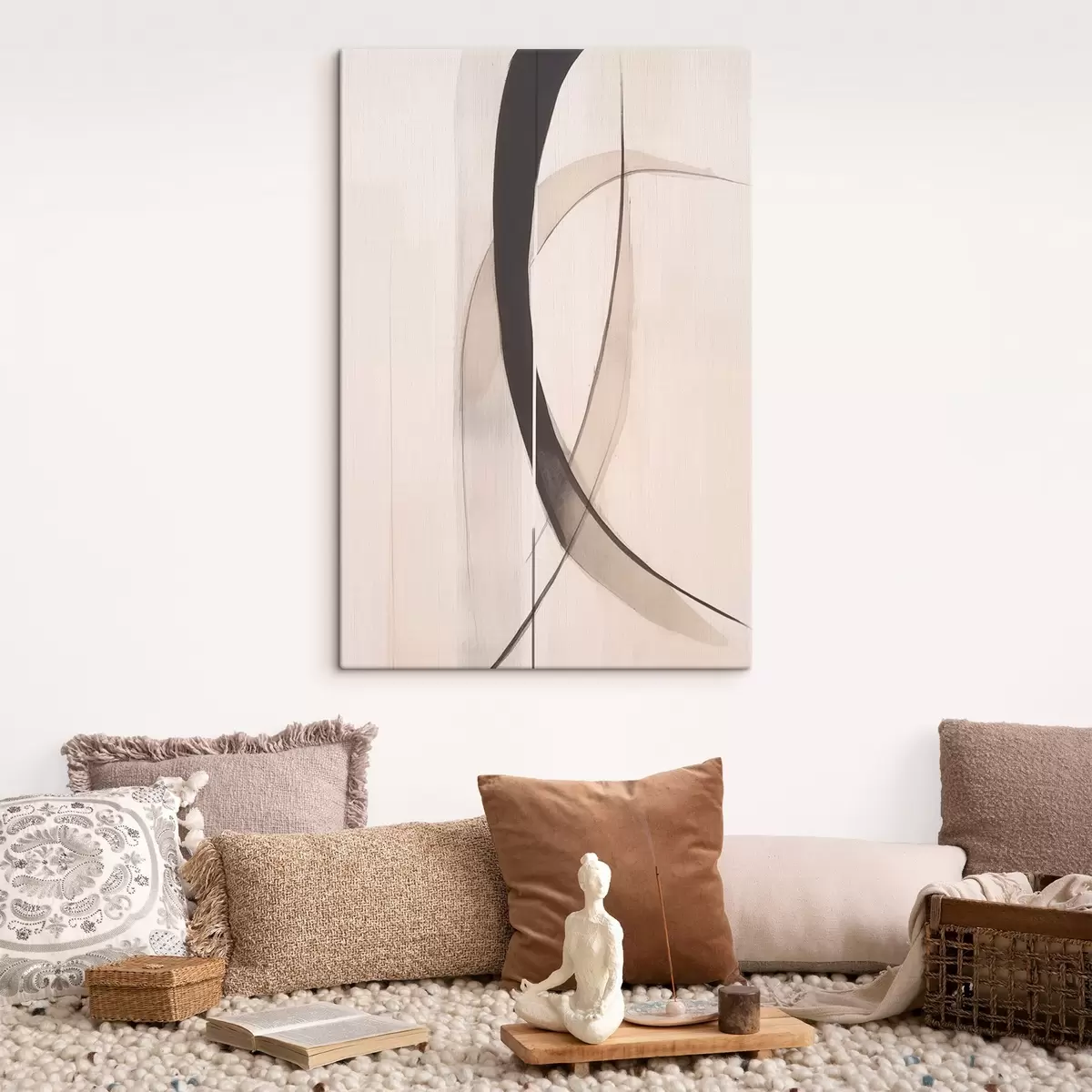 Glezna Eleganta kaligrāfija. Abstrakcija s46468