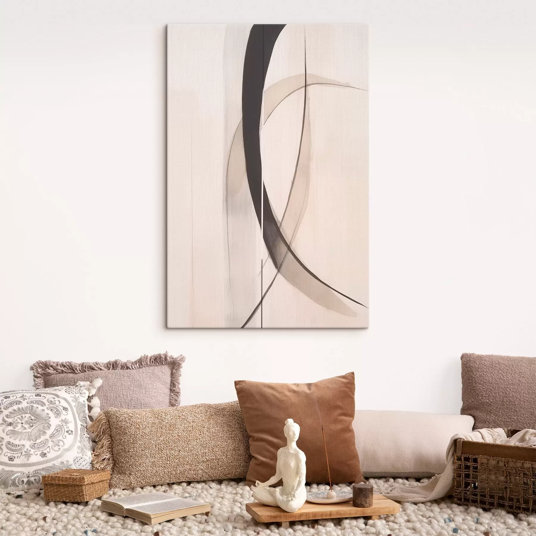 Glezna Eleganta kaligrāfija. Abstrakcija s46468