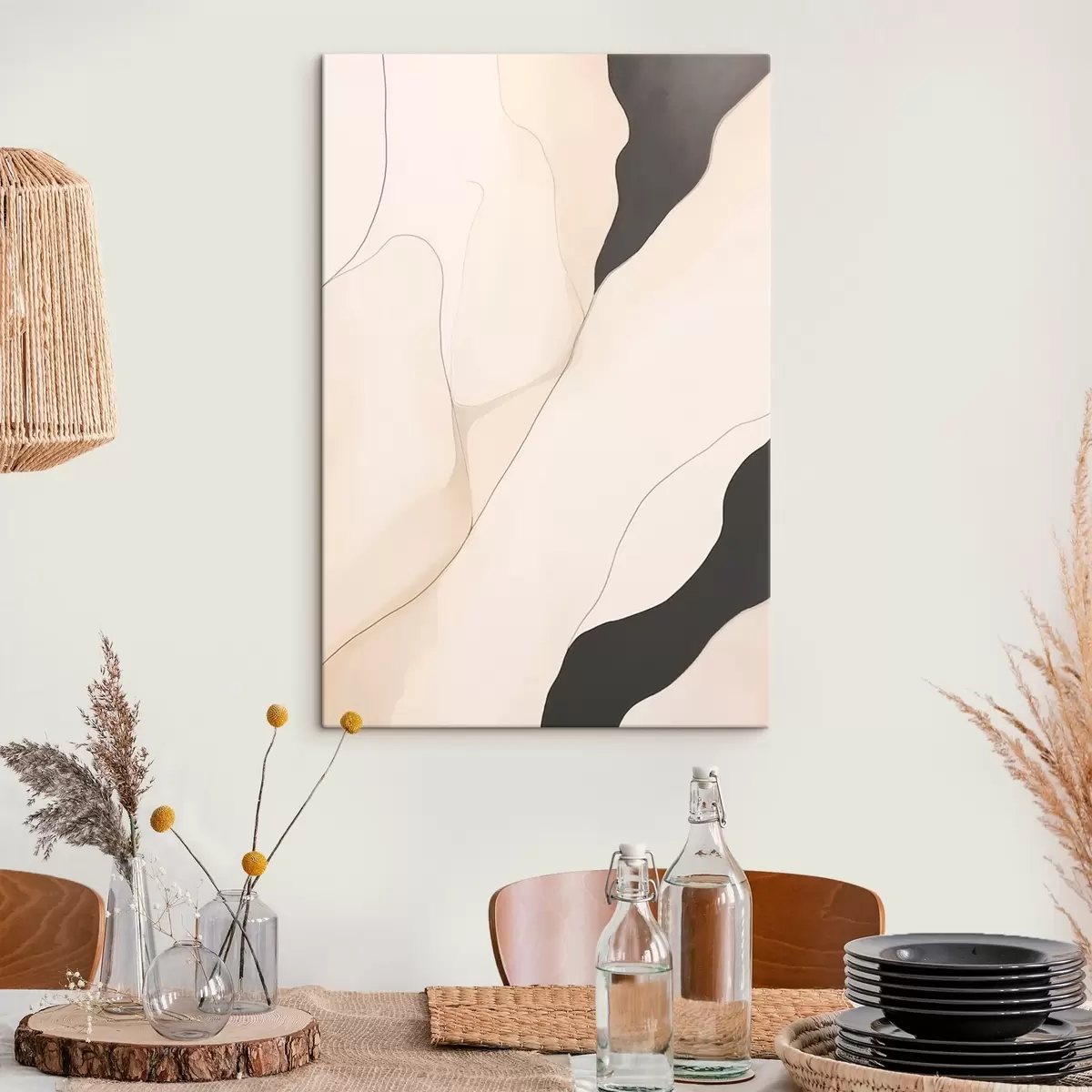 Glezna Kontūru abstrakcija s46470
