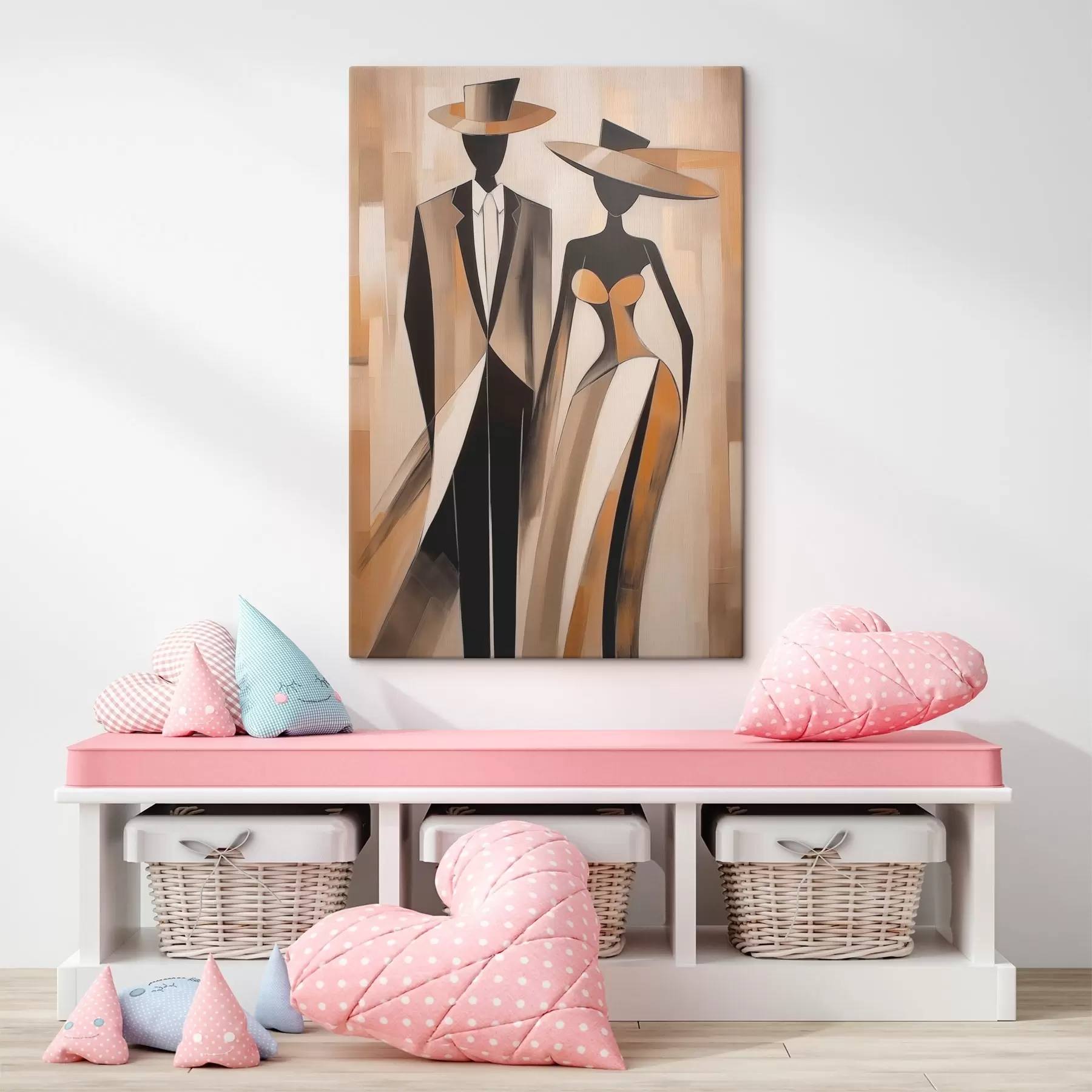 Glezna Pāra silueti s46477