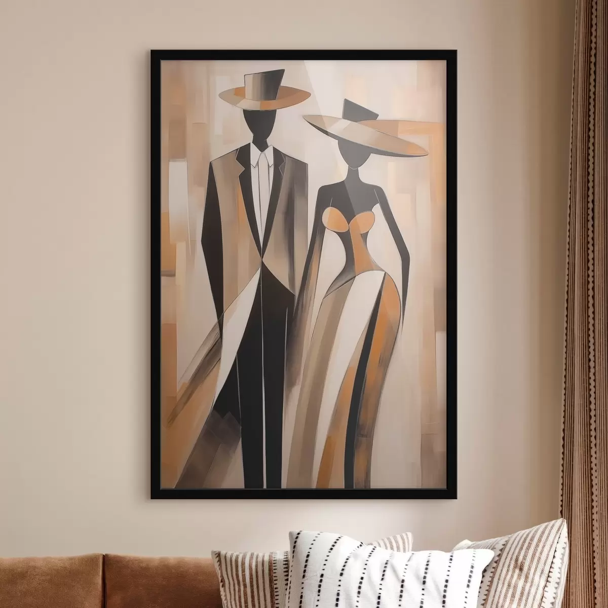 Plakāts Pāra silueti f46477