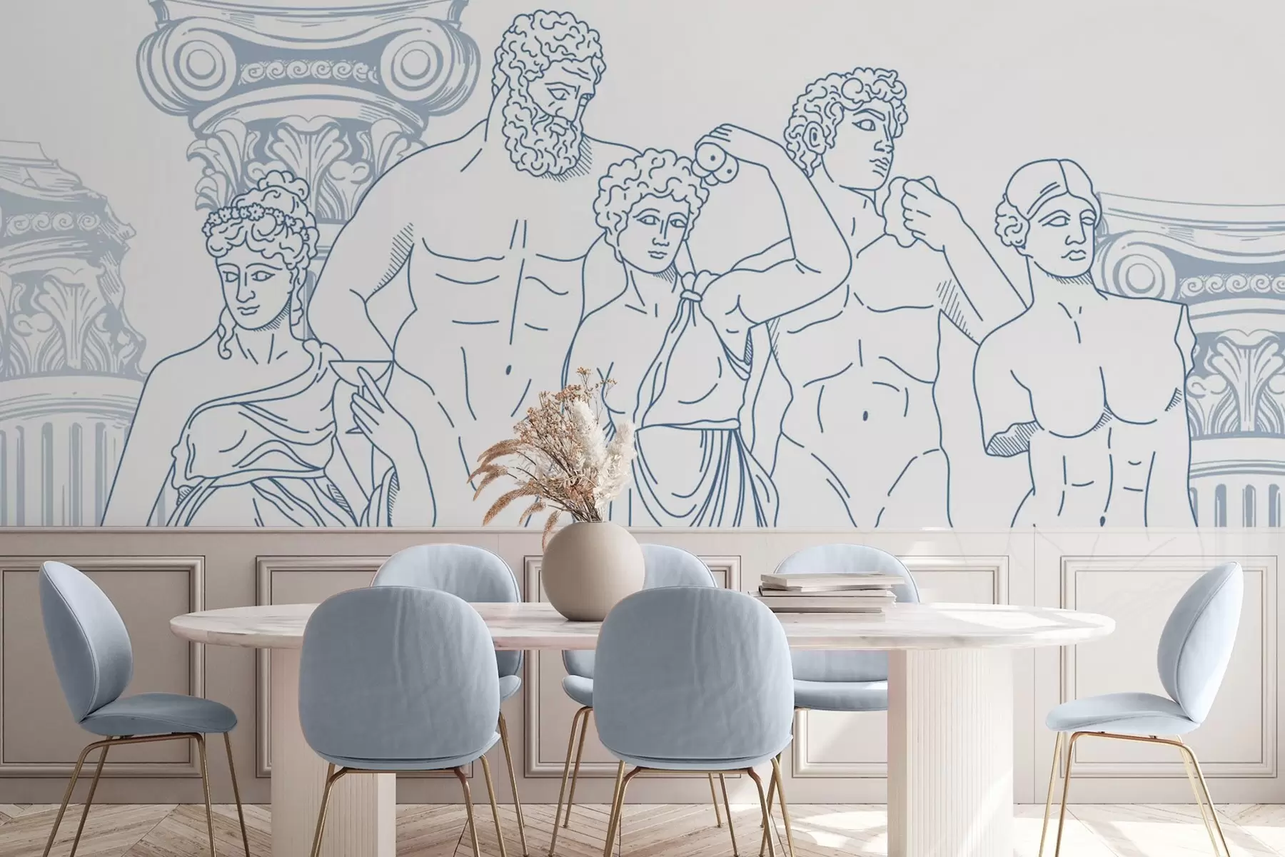 Fototapetes Senākie cilvēki un kolonnas w04865