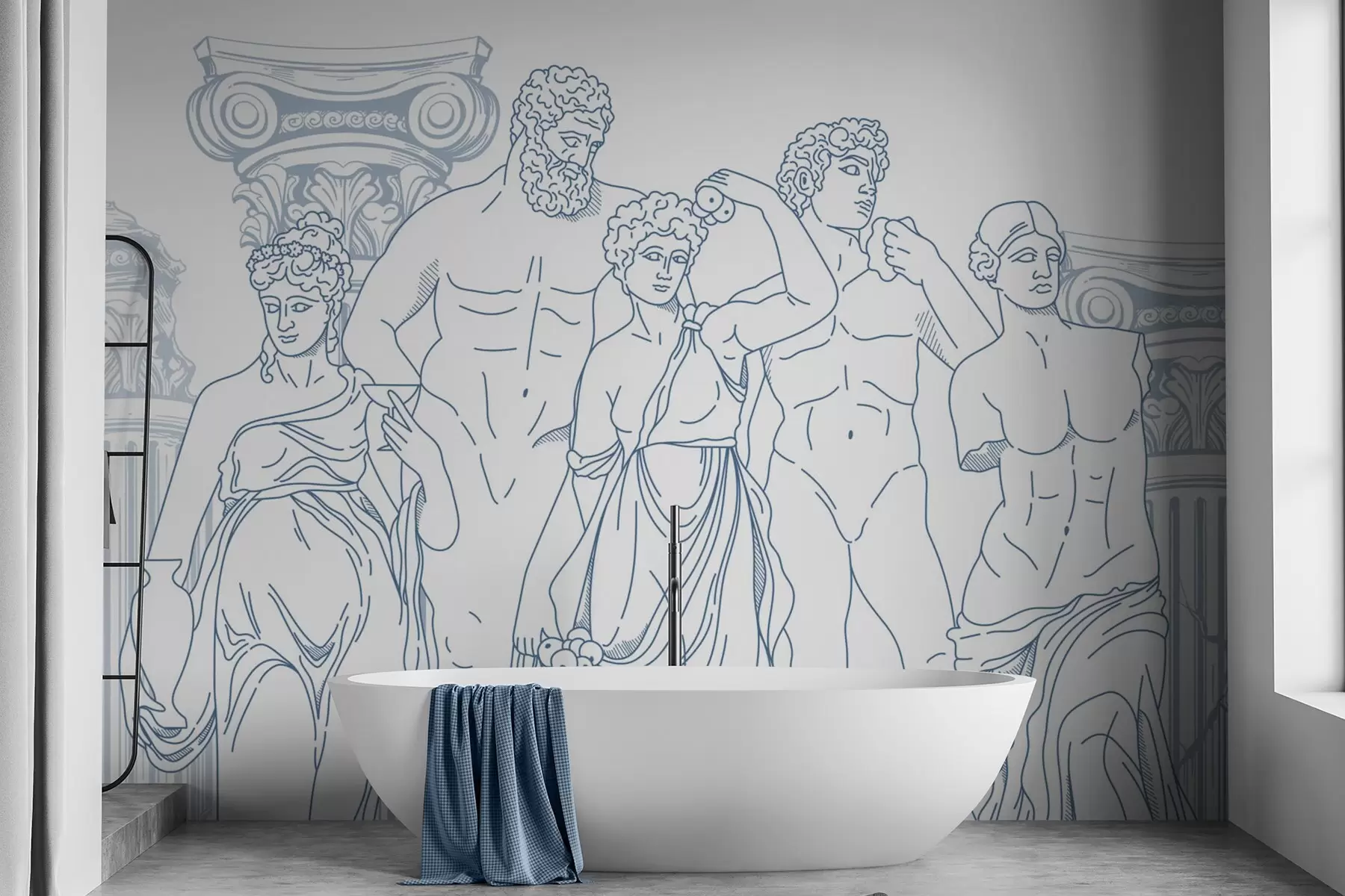 Fototapetes Senākie cilvēki un kolonnas w04865