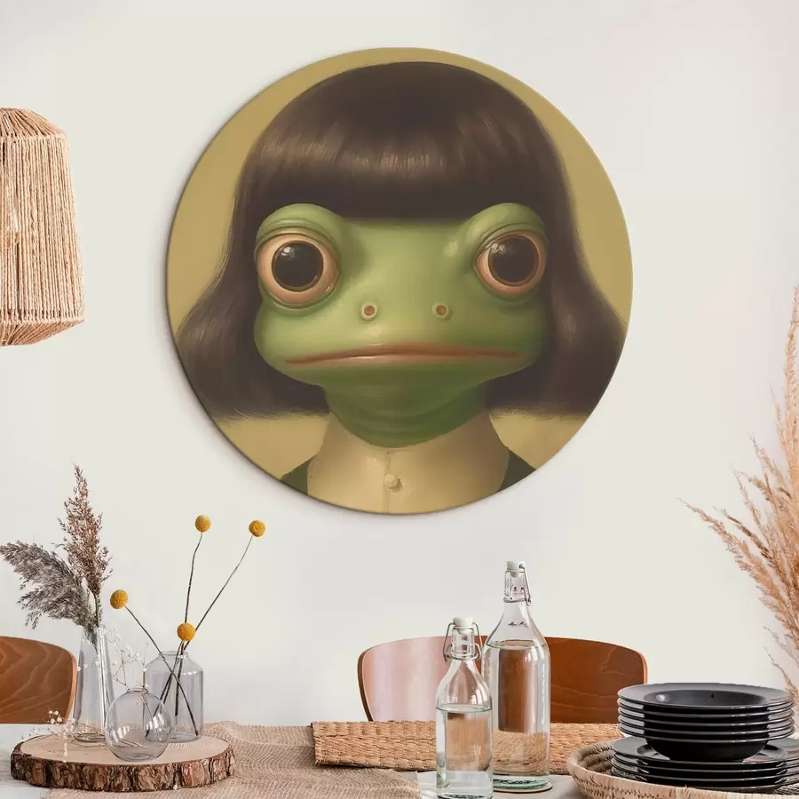 Glezna Vintage stila meitene-vardīte r46458