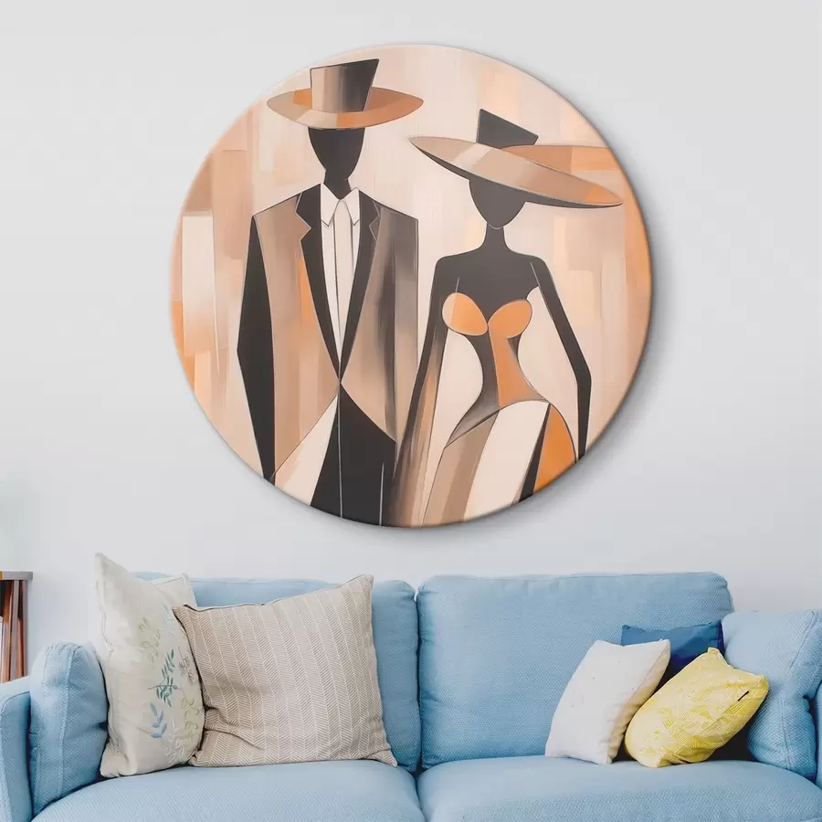 Glezna Pāra silueti r46477