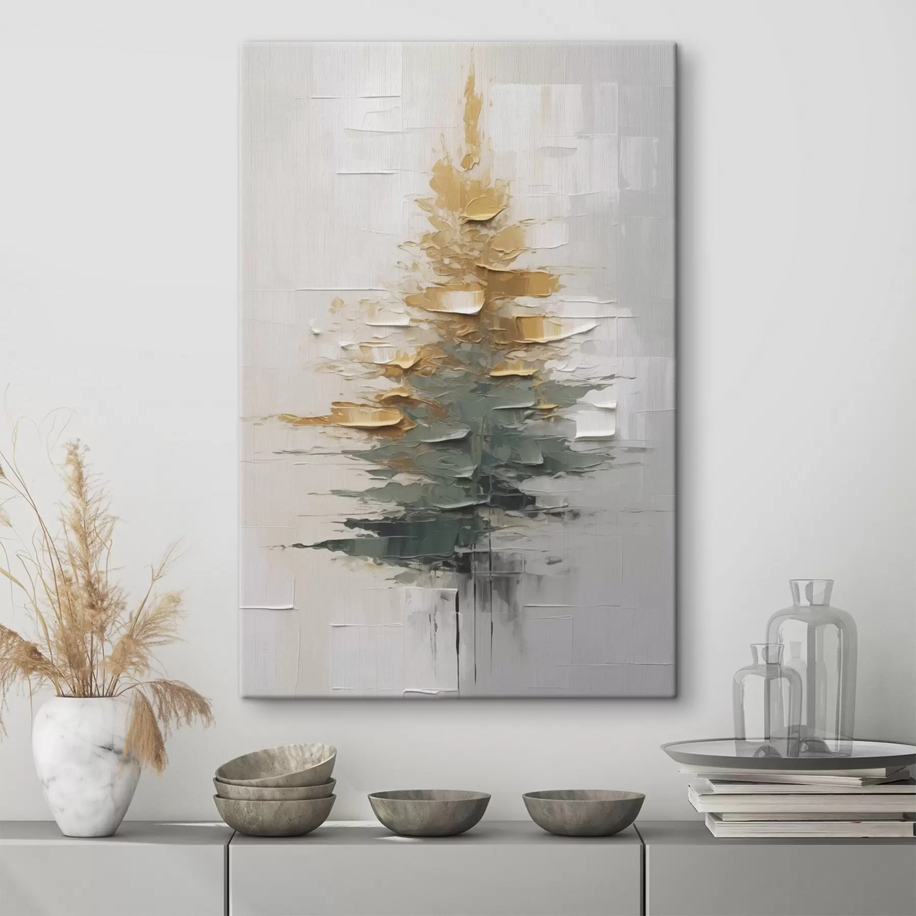 Glezna Abstrakta egle s46570
