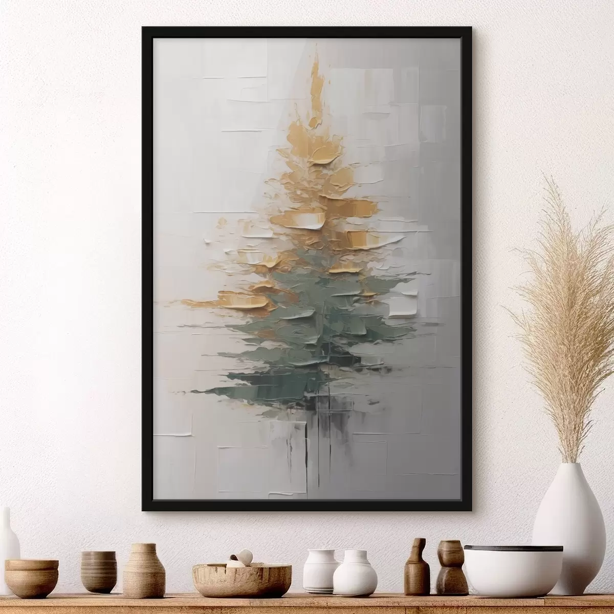 Plakāts Abstrakta egle f46570