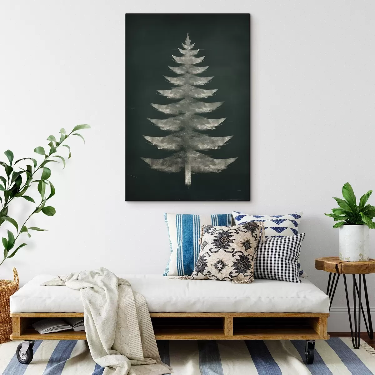 Glezna Ziemassvētku eglīte s46593