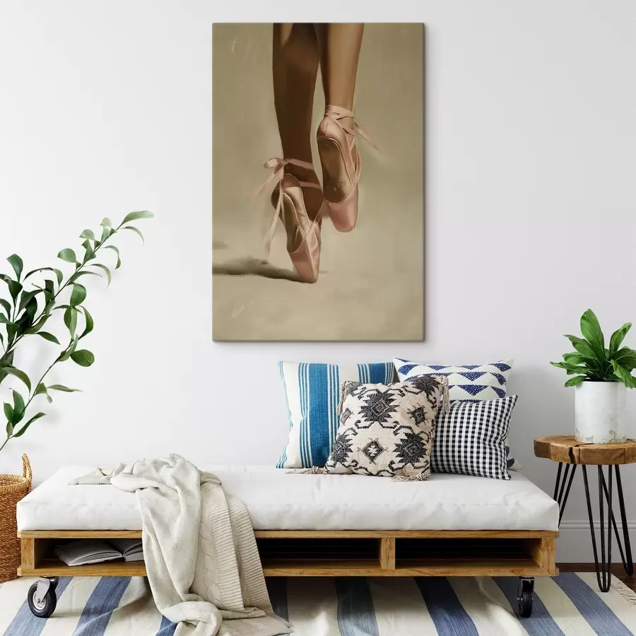 Glezna Rozā baleta kurpes s46597