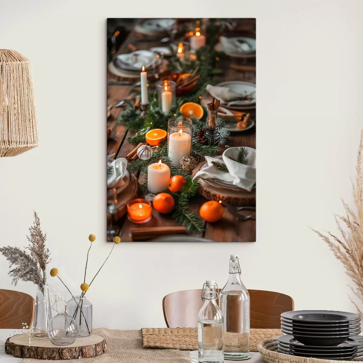 Glezna Ziemassvētku galds s46604