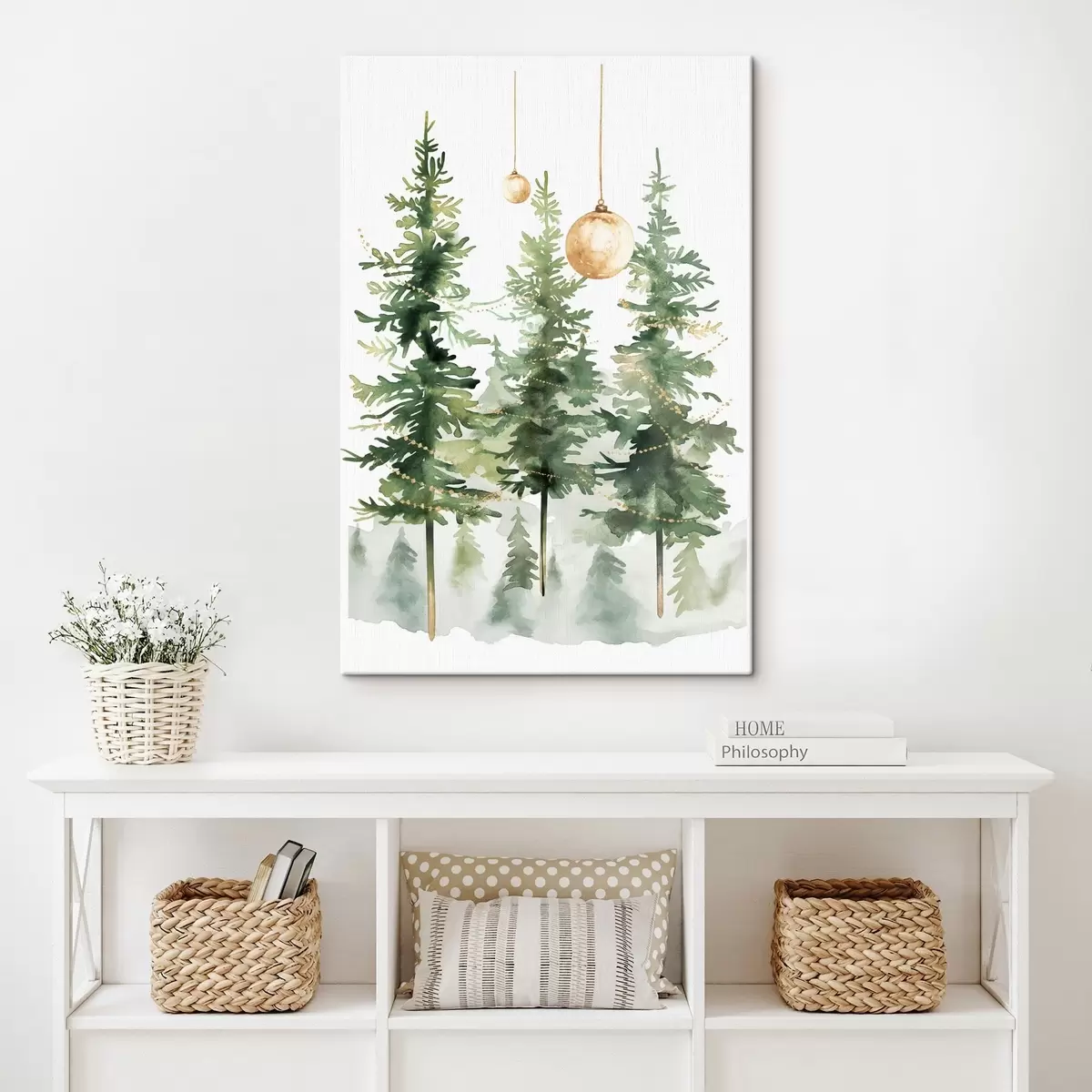 Glezna Ziemassvētku eglītes s46611