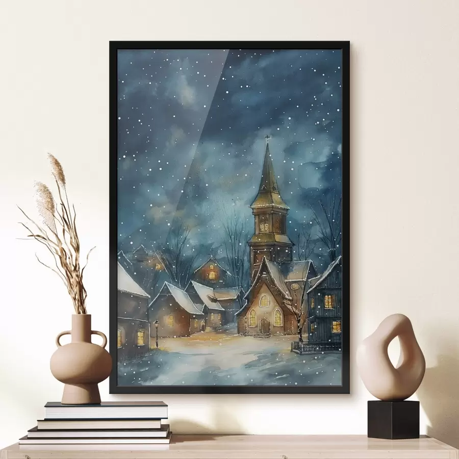 Fototapetes Ziemas iela f46599