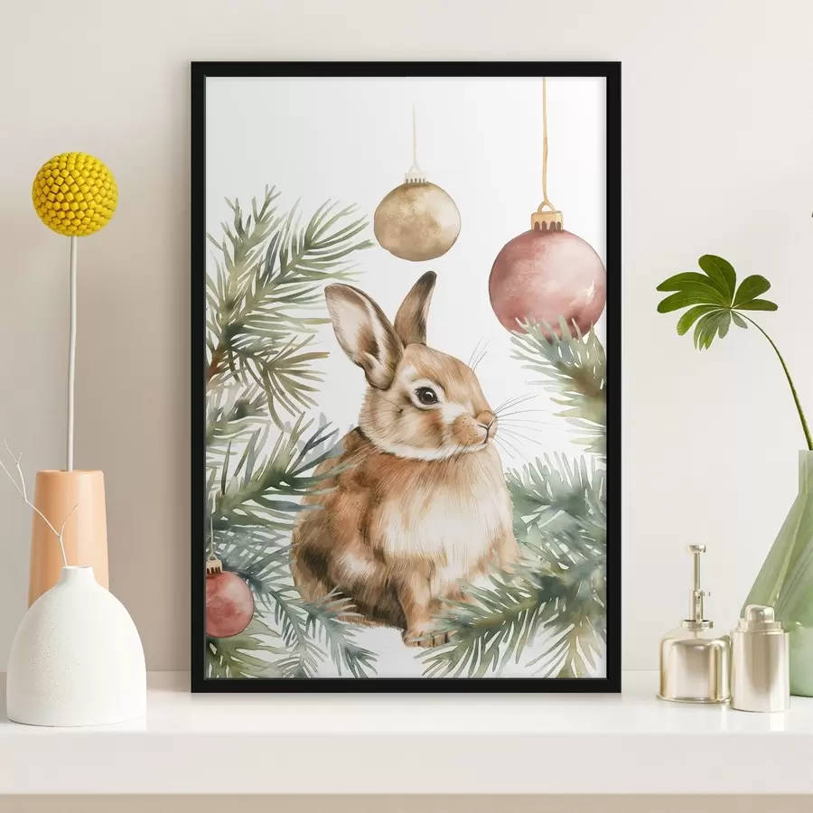 Fototapetes Jaungada zaķis f46603