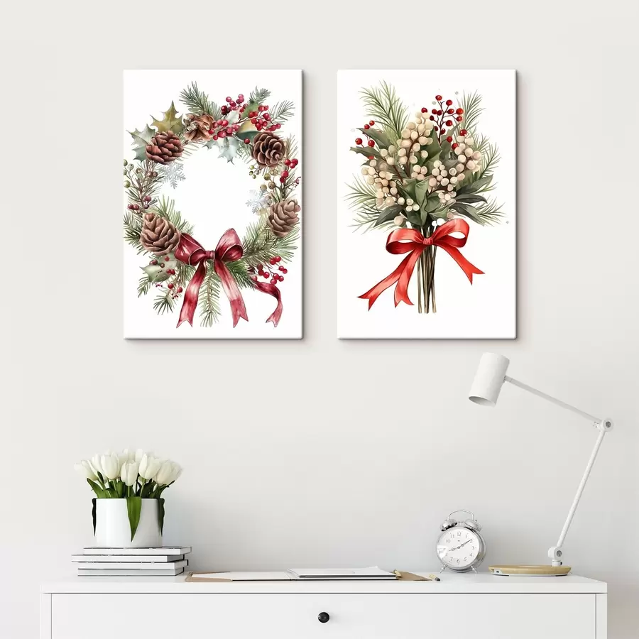 Glezna Ziemassvētku rotājumi m00955