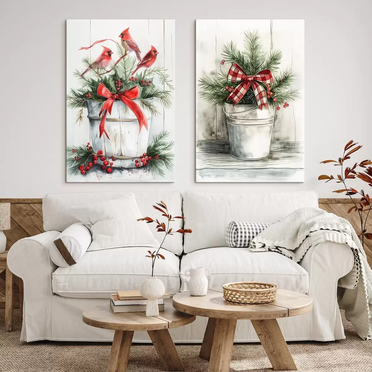 Glezna Ziemassvētku podiņi m00959