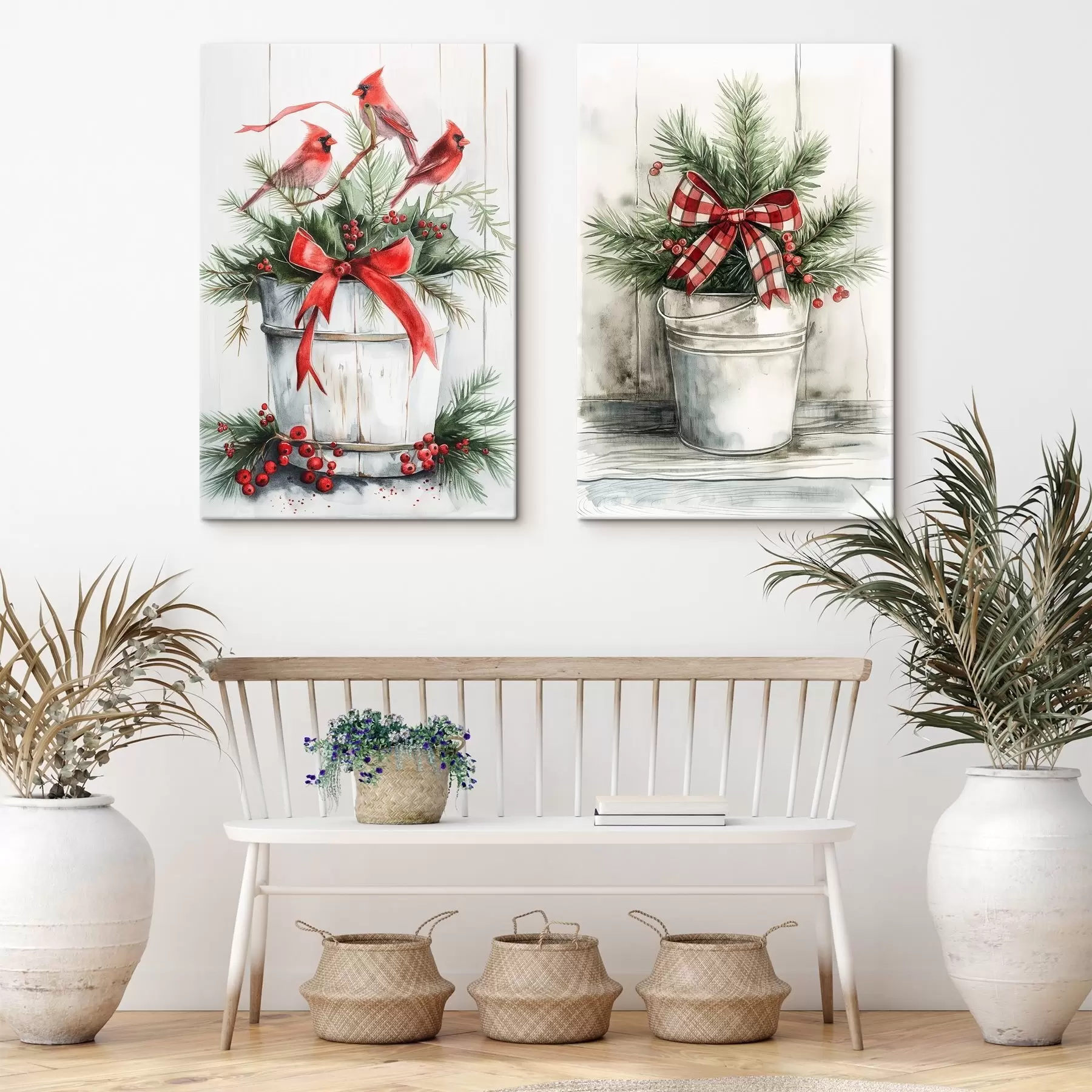 Glezna Ziemassvētku podiņi m00959