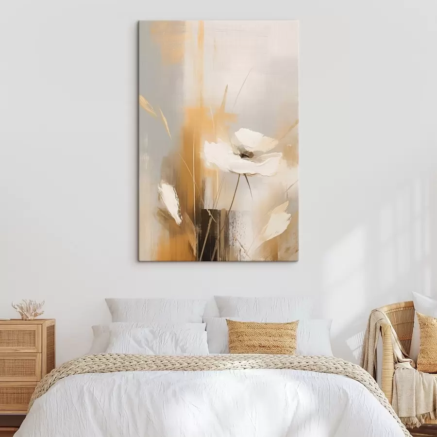 Glezna Abstrakts savvaļas zieds s46453