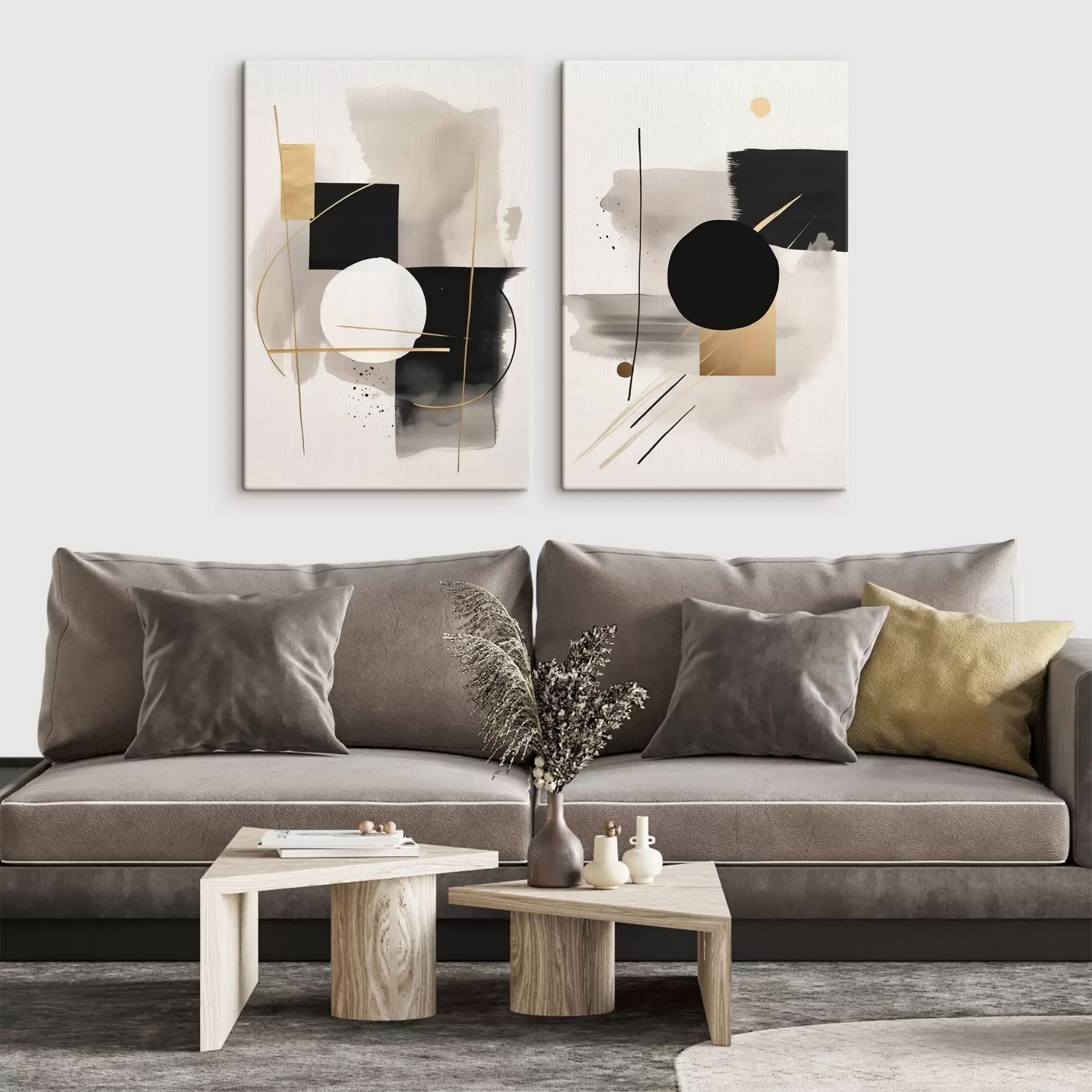 Glezna Abstrakcijas ar formām m00940