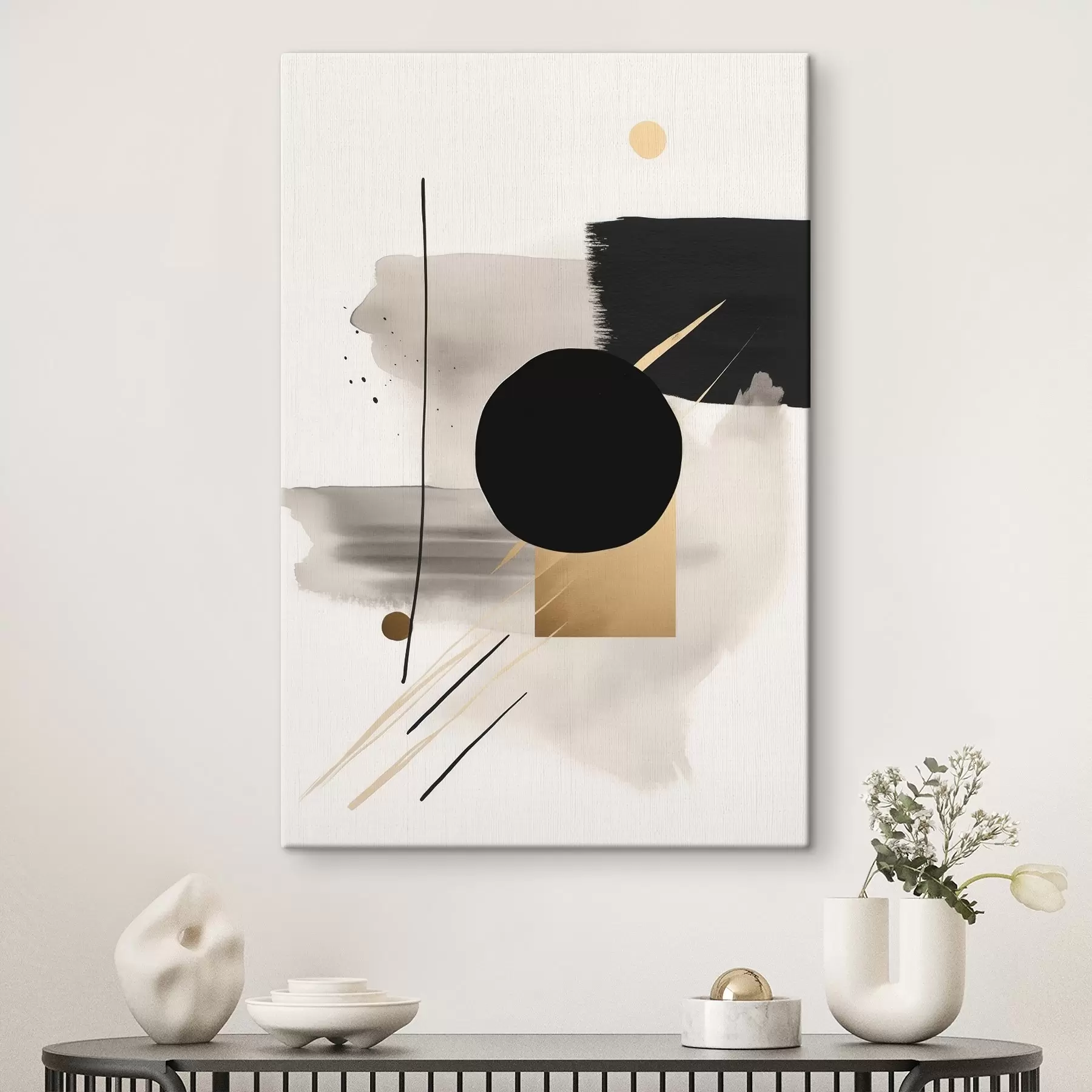 Glezna Abstrakcijas ar formām s46572