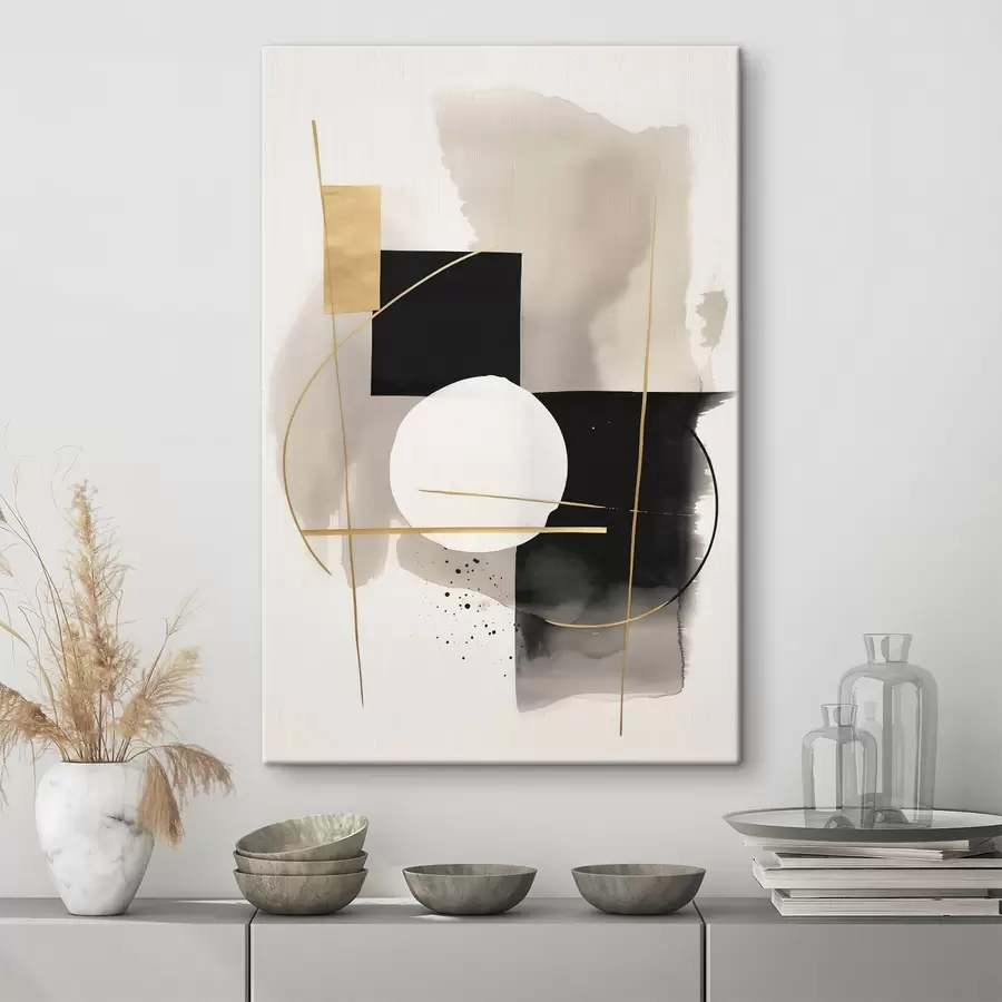 Glezna Abstrakcijas ar formām s46573