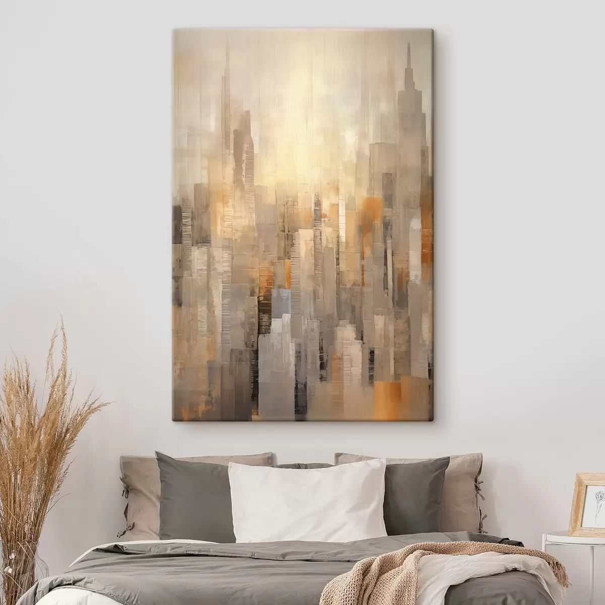 Glezna Abstraktā pilsētas ainava s46580