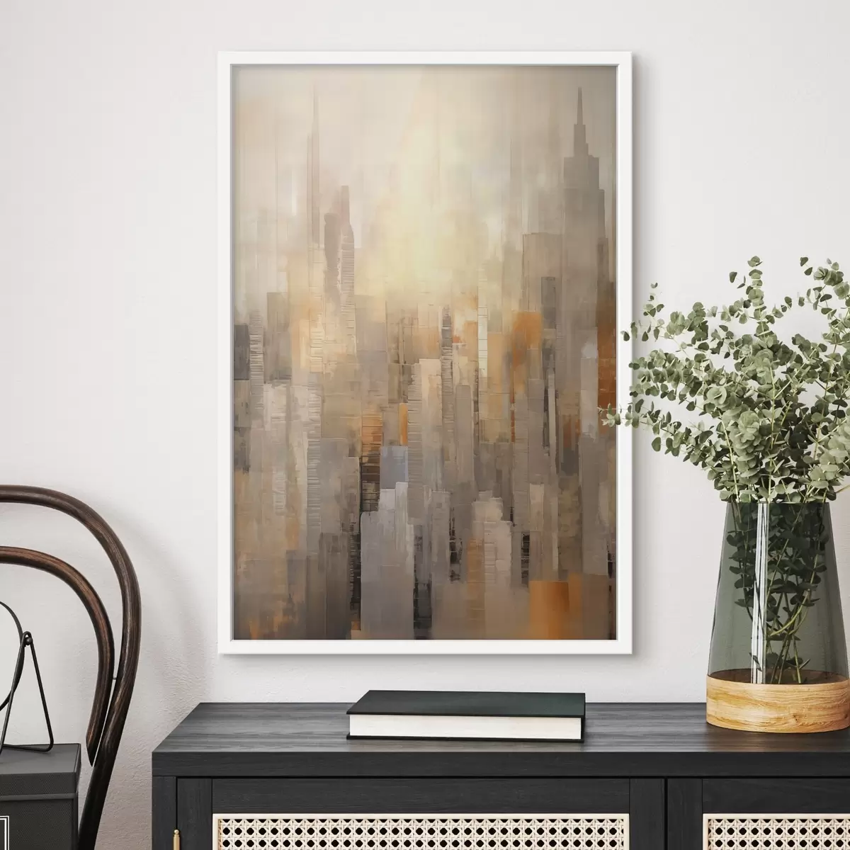 Plakāts Abstraktā pilsētas ainava f46580