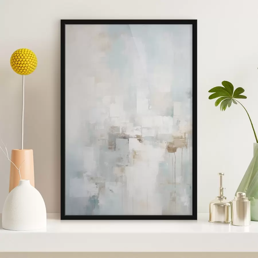 Fototapetes Gaiši pasteļtoņi: zils, smilškrāsas, balts f46546