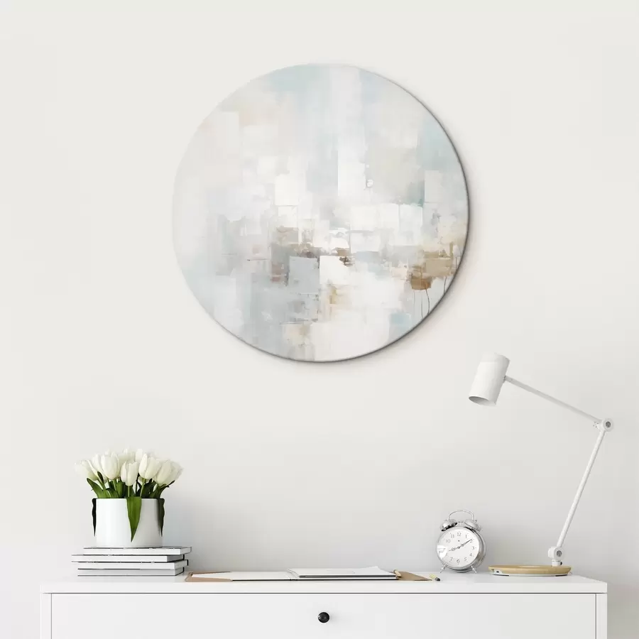 Glezna Gaiši pasteļtoņi: zils, smilškrāsas, balts r46546