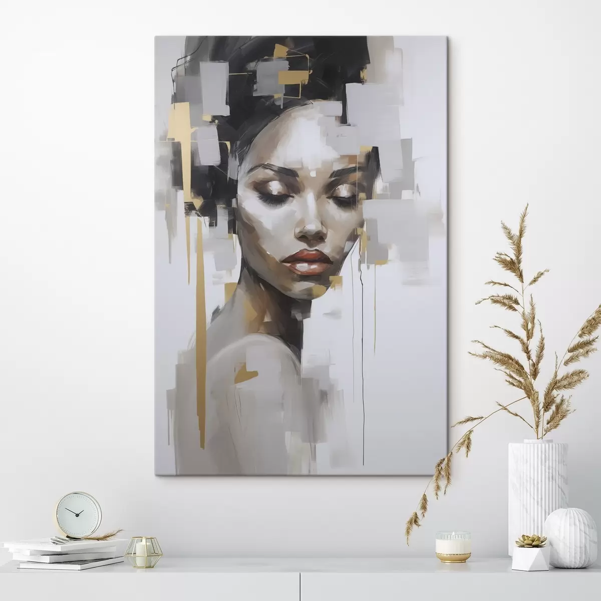 Glezna Abstraktais portrets s46676