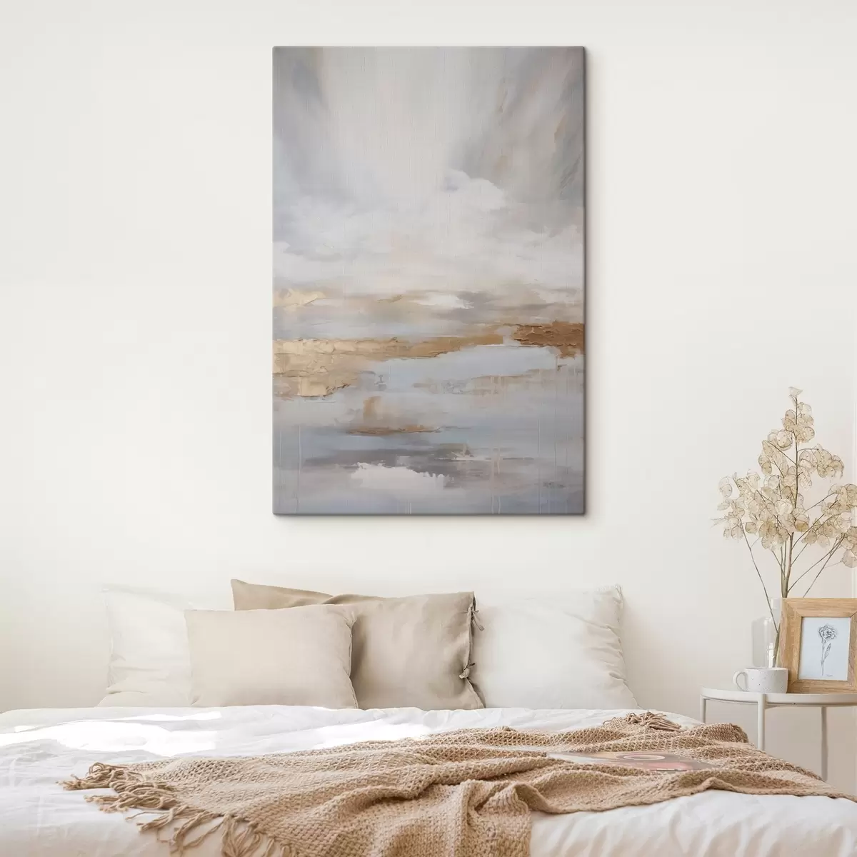 Glezna Abstrakta kompozīcija, glezna imitācija s46678