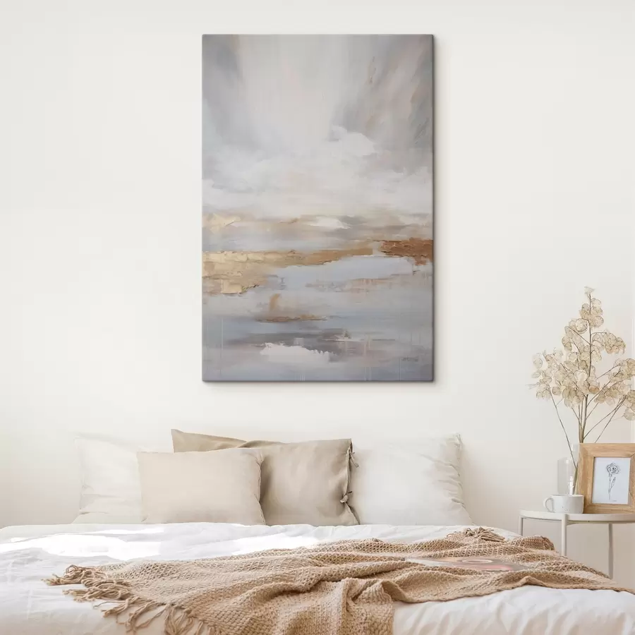 Glezna Abstrakta kompozīcija, glezna imitācija s46678