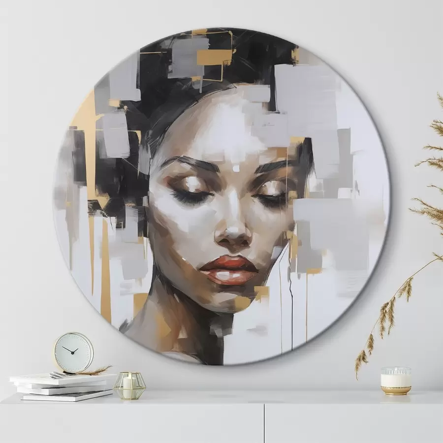 Glezna Abstraktais portrets r46676