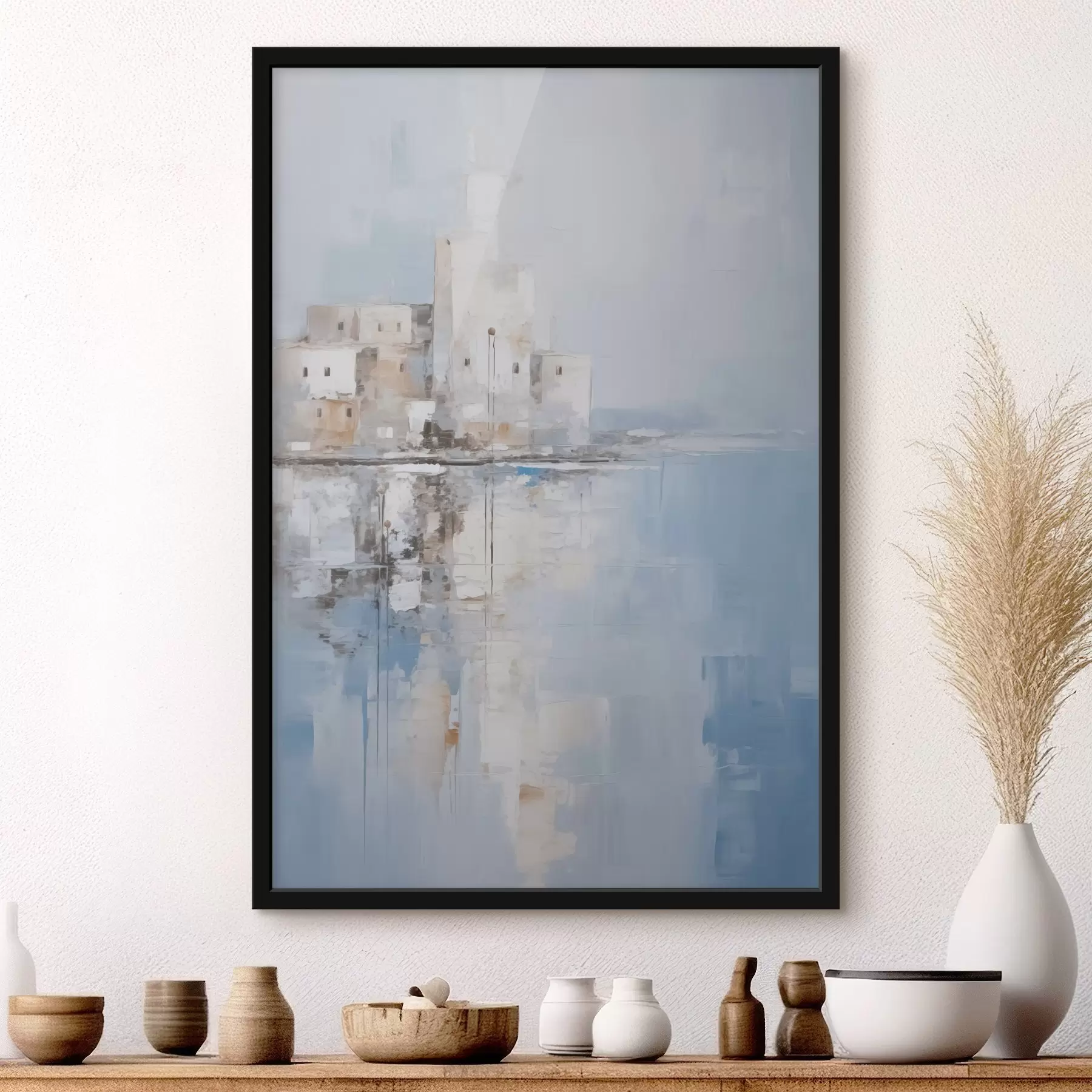 Fototapetes Abstrakta ainavas imitācija glezniecībā f46674