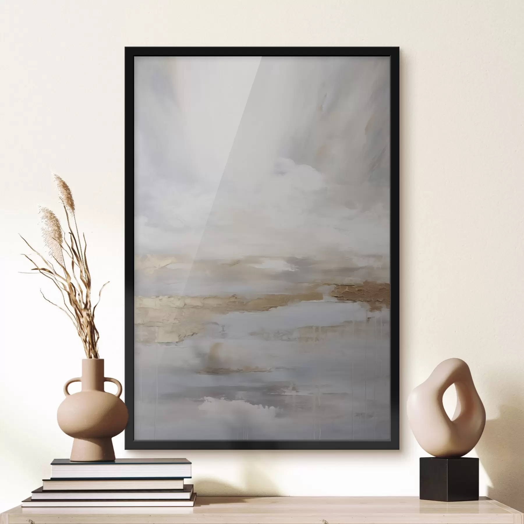 Fototapetes Abstrakta kompozīcija, glezna imitācija f46678