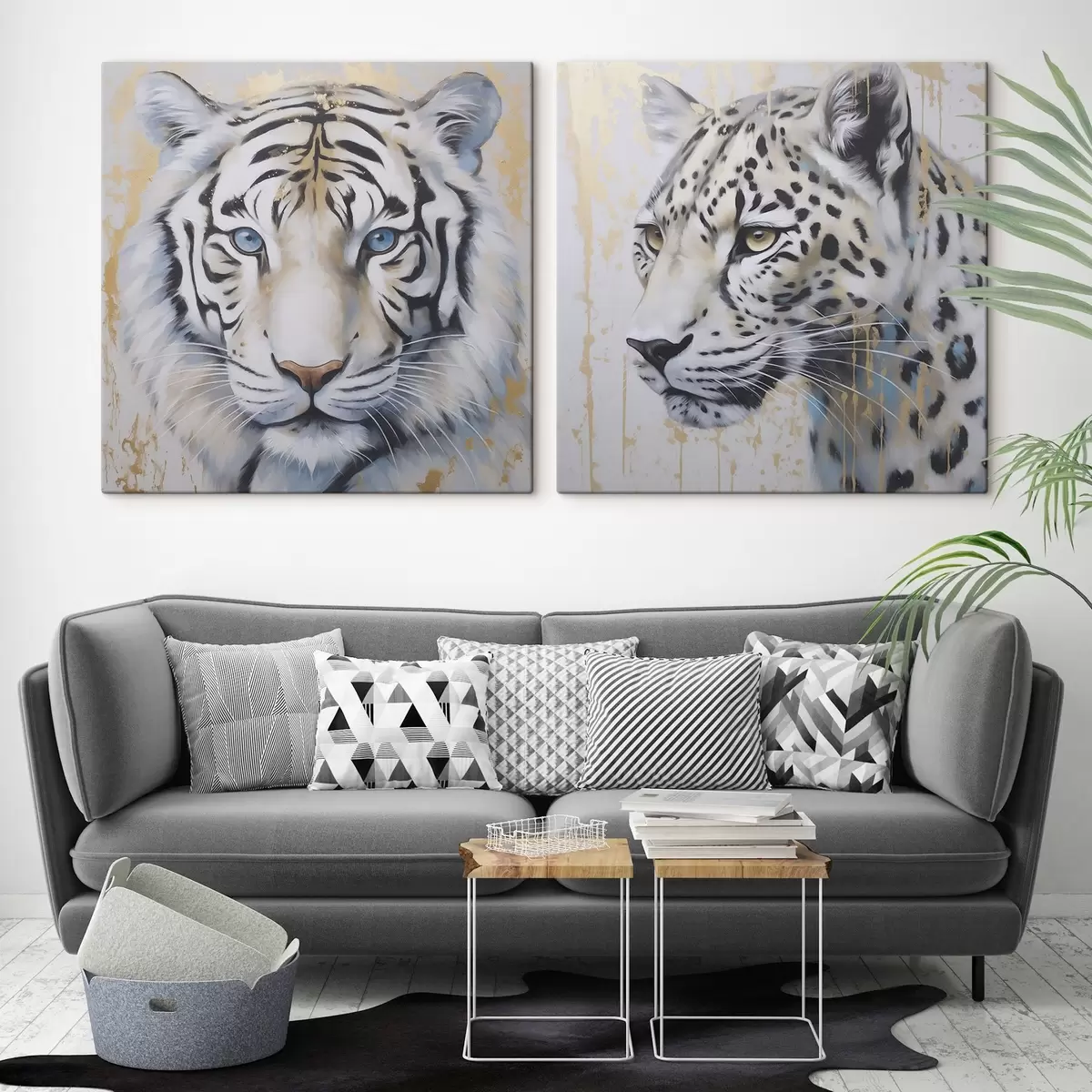 Glezna Tīģeris un leopards m00995